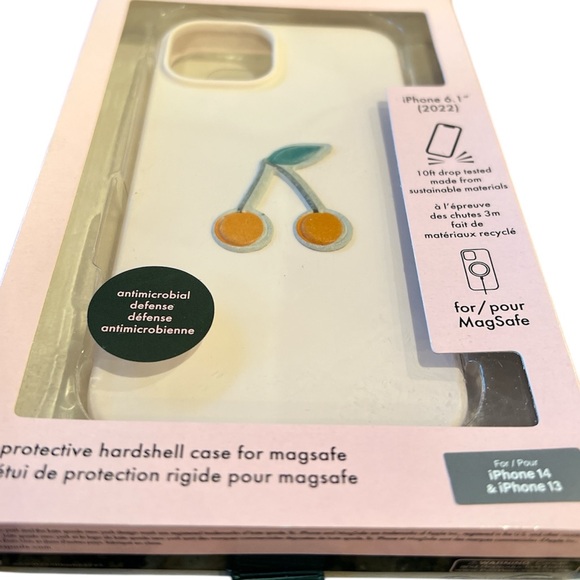 kate spade White Phone Case Elegant Design iPhone 14 - Picture 3 of 6